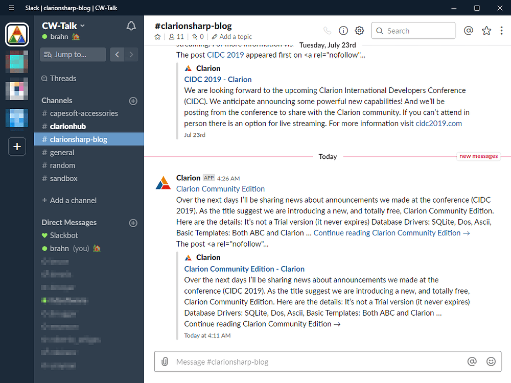 Clarion Community Edition Clarion ClarionHub